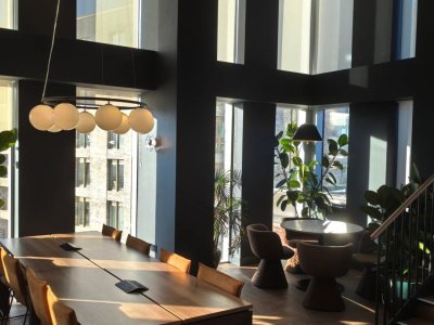 Communal residents’ workspace